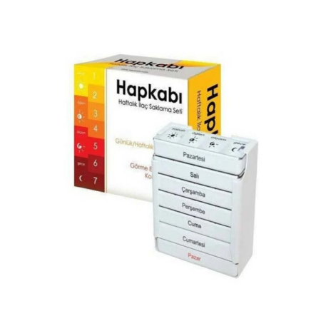 Hap Kabı İlaç Taşıma Kutu Haftalık
