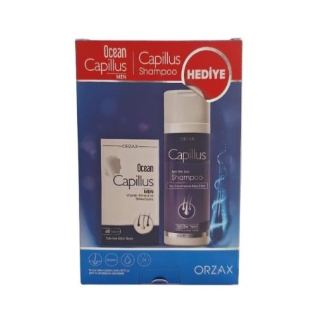 Orzax Ocean Capillus Men 60 Tablet Şampuan Hediyeli