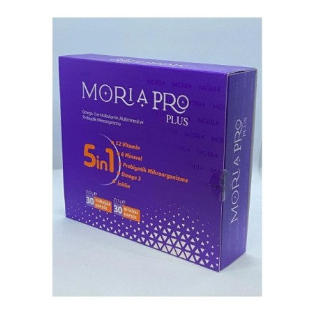 Moria Pro Plus Omega 30 Kapsül + Multivitamin 30 Kapsül