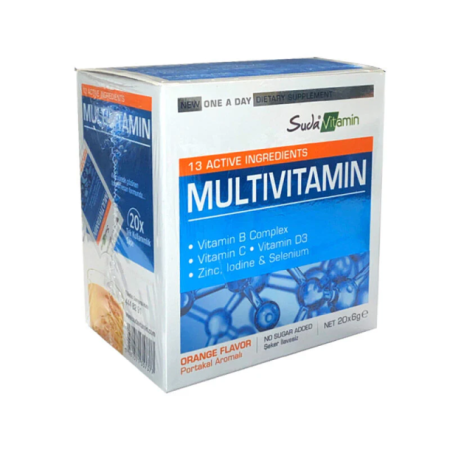 Suda-C Multivitamin 1000 mg Vitamin C 20 Saşe