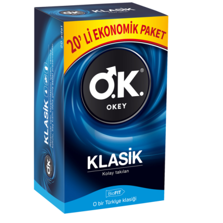 Okey Klasik 20 Adet Prezervatif