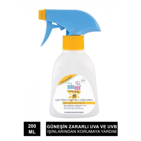 Sebamed Bebekler için Çok Yönlü Koruyucu Güneş Spreyi SPF 50 200 ml
