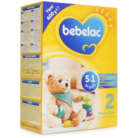 Bebelac 2 Devam Sütü 400 g 6-9 Ay