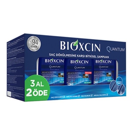 Bioxcin Quantum Yağlı Saçlar 3 Al 2 Öde 300 ml Şampuan