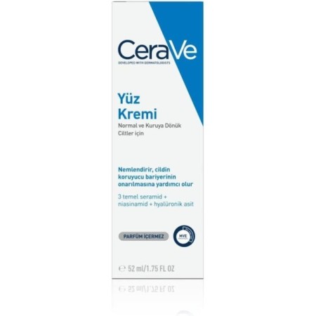 Cerave Nemlendirici Yüz Kremi 52 ml