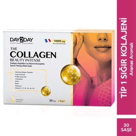 Day2day The Collagen Beauty Intense Ananas Aromalı 30 Saşe Kolajen Takviyesi