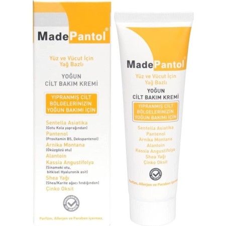 MadePantol Yağ Bazlı Yoğun Cilt Bakım Kremi 50 ml