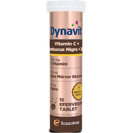 Dynavıt Vıtamın C + Sambucus Nıgra 15 Eff