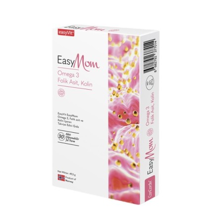 EasyVit EasyMom Takviye Edici Gıda 30 Adet Çiğnenebilir Jel Form