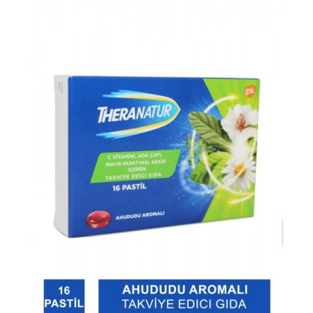 Theranatur Ahududu Aromalı Pastil 16 Adet