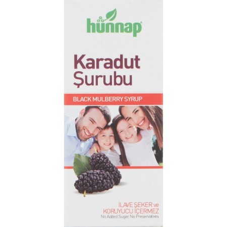 Hünnap Karadut Şurubu 50 ml