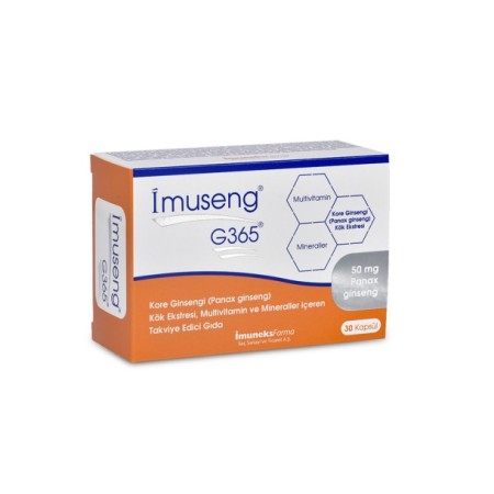 Imuneks Imuseng G365 Takviye Edici Gıda 30 Kapsül