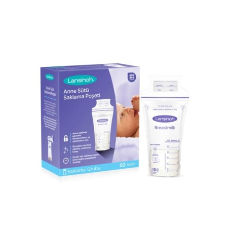 Lansinoh Anne Sütü Saklama Poşeti 50 Adet