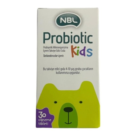 Nbl Probiotic Kids 30 Çiğneme Tableti
