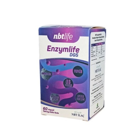 Nbt Life Enzymlife DGS Takviye Edici Gıda 60 Kapsül
