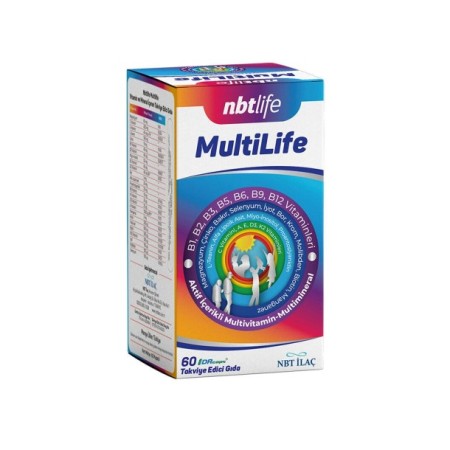 NBT Life MultiLife Takviye Edici Gıda 60 Kapsül