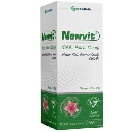 Newvit Kekik Hatmi Çiçeği 150 ml Şurup