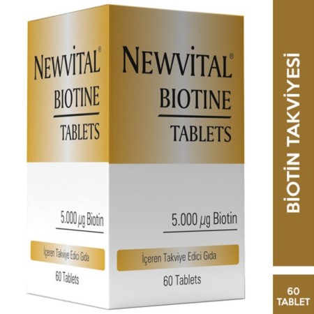 Newvital Biotine 5000 mcg 60 Tablet