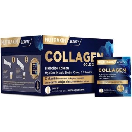 Nutraxin Collagen Gold Quauty Takviye Edici Gıda 30 Saşe