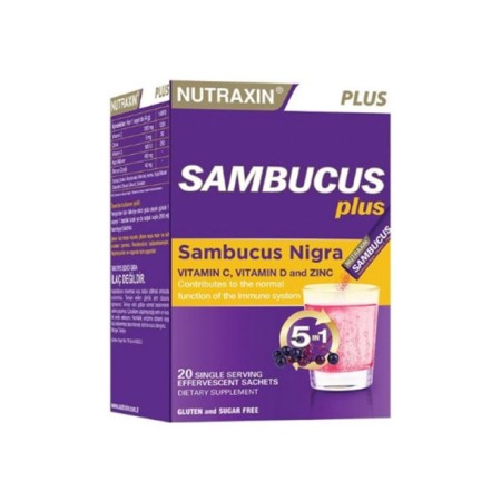 Nutraxin Sambucus Plus Nigra 20 Efervesan Saşe