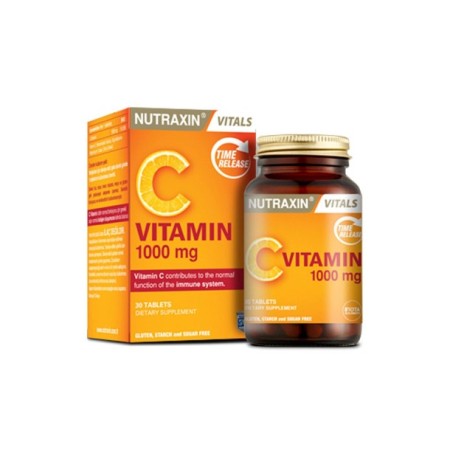 Nutraxin Vitamin C 1000 mg Takviye Edici Gıda 30 Tablet
