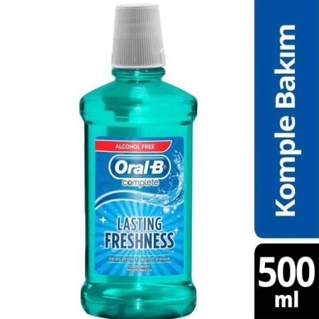 Oral-B Ağız Çalkalama Suyu Komple Bakım 500 ml (ALKOLSÜZ)
