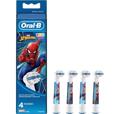 Oral-B Çocuklar İçin Diş Fırçası Yedek Başlığı Spiderman 4 adet