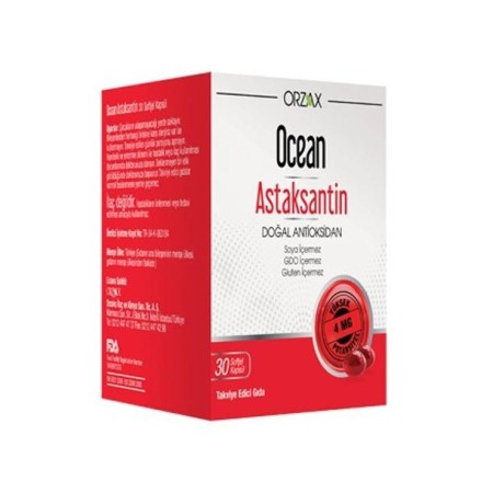 Ocean Astaksantin 30 Kapsül