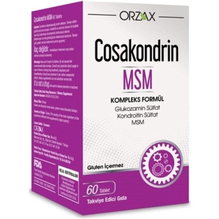 Orzax Cosakondrin MSM 60 Tablet