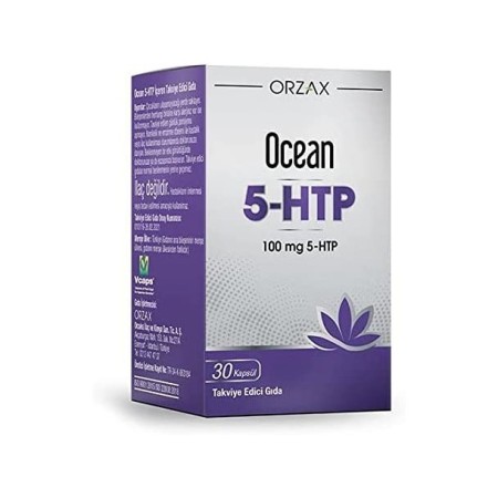 Orzax Ocean 5-HTP Takviye Edici Gıda 30 Kapsül