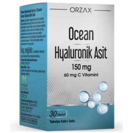 Orzax Ocean Hyaluronik Asit 150 mg 30 Kapsül