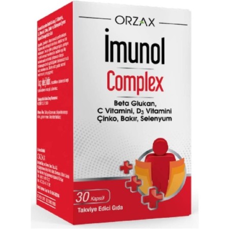 Orzax Ocean İmunol Complex Takviye Edici Gıda 30 Kapsül