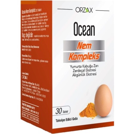 Orzax Ocean Nem Complex Takviye Edici Gıda 30 Tablet