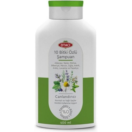 Otacı 10 Bitkili Canlandırıcı Bitki Özlü Şampuan 400ml