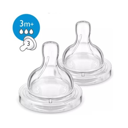 Philps Avent 633/27 Biberon Emziği No 3 Orta Akış 3m+(2 li)