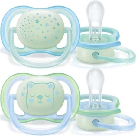 Philips Avent Ultra Air Night 2'li Silikon Emzik 0-6 Ay