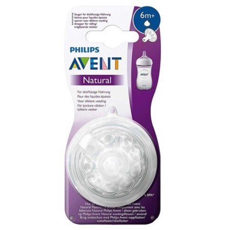 Philips Avent Natural Biberon Emziği Y Kesik 6+ Ay 2'li Yoğun Kıvamlı Gıdalar İçin