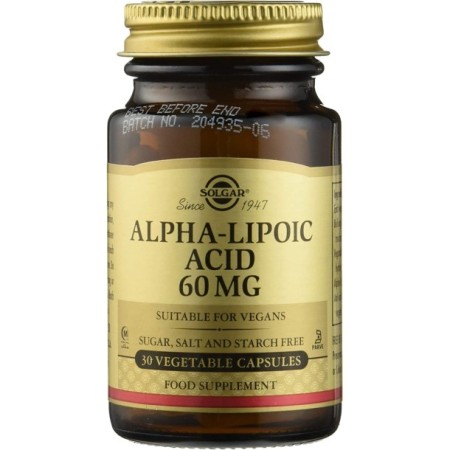 Solgar Alpha Lipoic Acid 60 mg 30 Kapsül