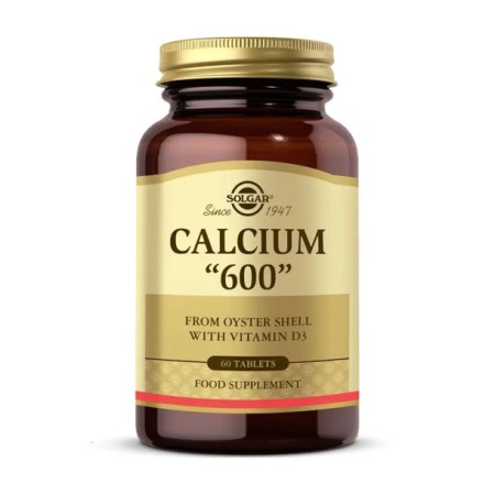 Solgar Calcium 600 Oyster Shell Vitamin D3 60 Tablet