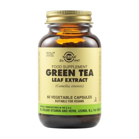 Solgar Green Tea Leaf Extract 60 Kapsül