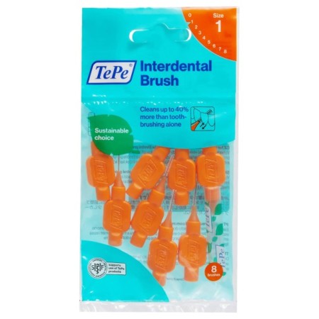 TEPE 0.45 MM - TURUNCU Diş Arayüz Fırçası (1x 8 Adet)