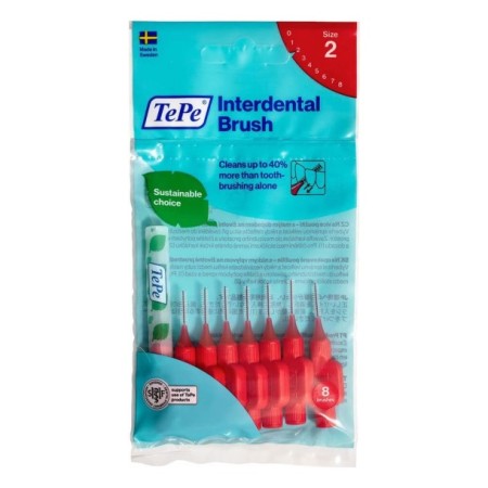 TEPE 0.5 MM - KIRMIZI Diş Arayüz Fırçası (1 x 8 Adet)