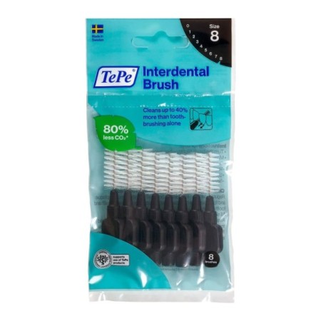 TEPE 1.5 MM - SİYAH Diş Arayüz Fırçası (1x 8 Adet)