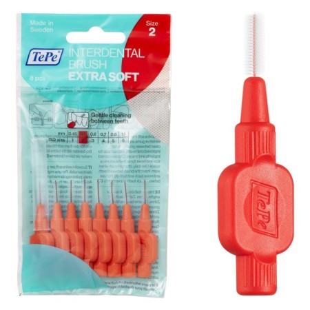 Tepe Dis Arasi Firçasi Extra Soft Kirmizi 0.5 Mm 8 li
