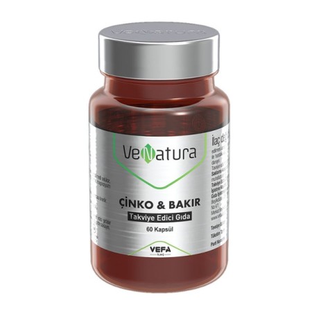 Venatura Çinko Bakır 60 Kapsül