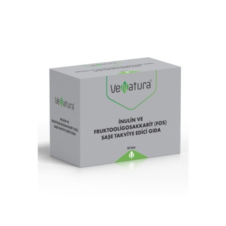 VeNatura İnulin ve Fruktooligosakkarit (FOS) Saşe Takviye Edici Gıda 30 Saşe