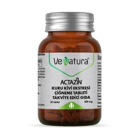 Venatura Actazin Kuru Kivi Ektresi 30 Çiğneme Tableti