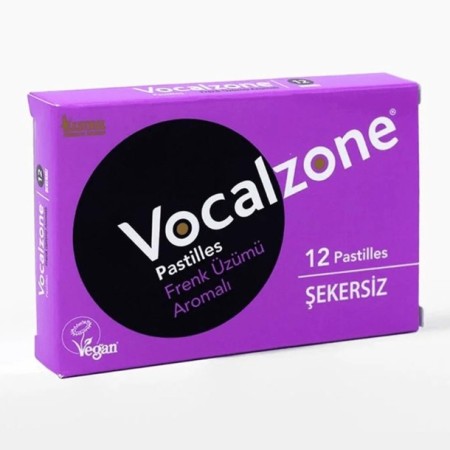 Vocalzone Frenk Üzümlü 12li Pastil