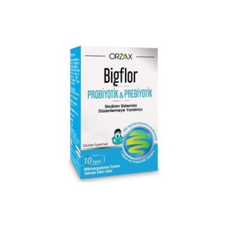Orzax Bigflor Probiyotik 10 Kapsül