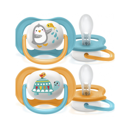 Philips Avent Ultra Air Emzik Hayvan Desenli 2'li 6-18 Ay